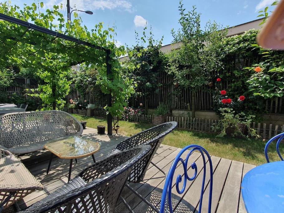 Appartement Dans Un Jardin Geneva Bagian luar foto